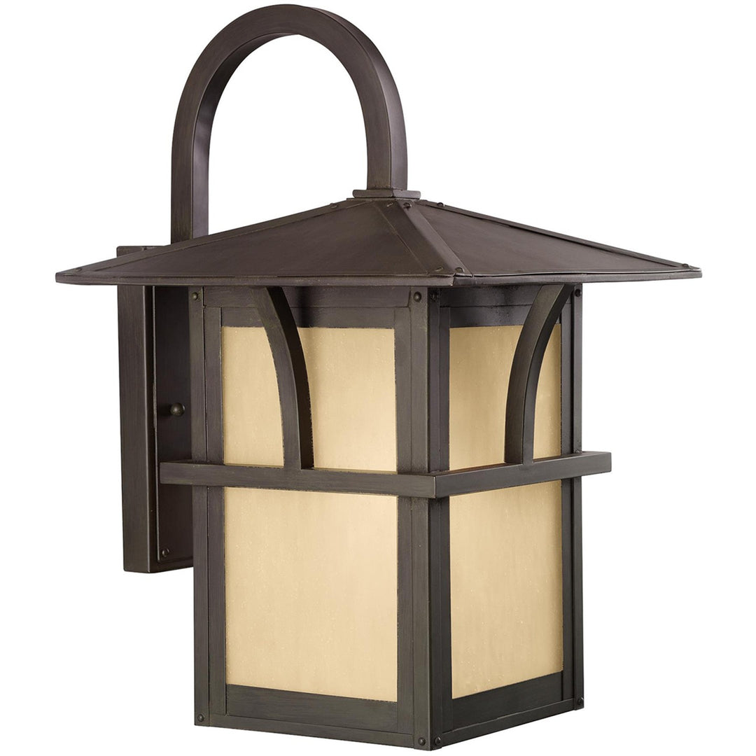 Medford Lakes One Light Outdoor Wall Lantern in Statuary Bronze - available from The Lighting Shoppe, trusted by Canadian homeowners
