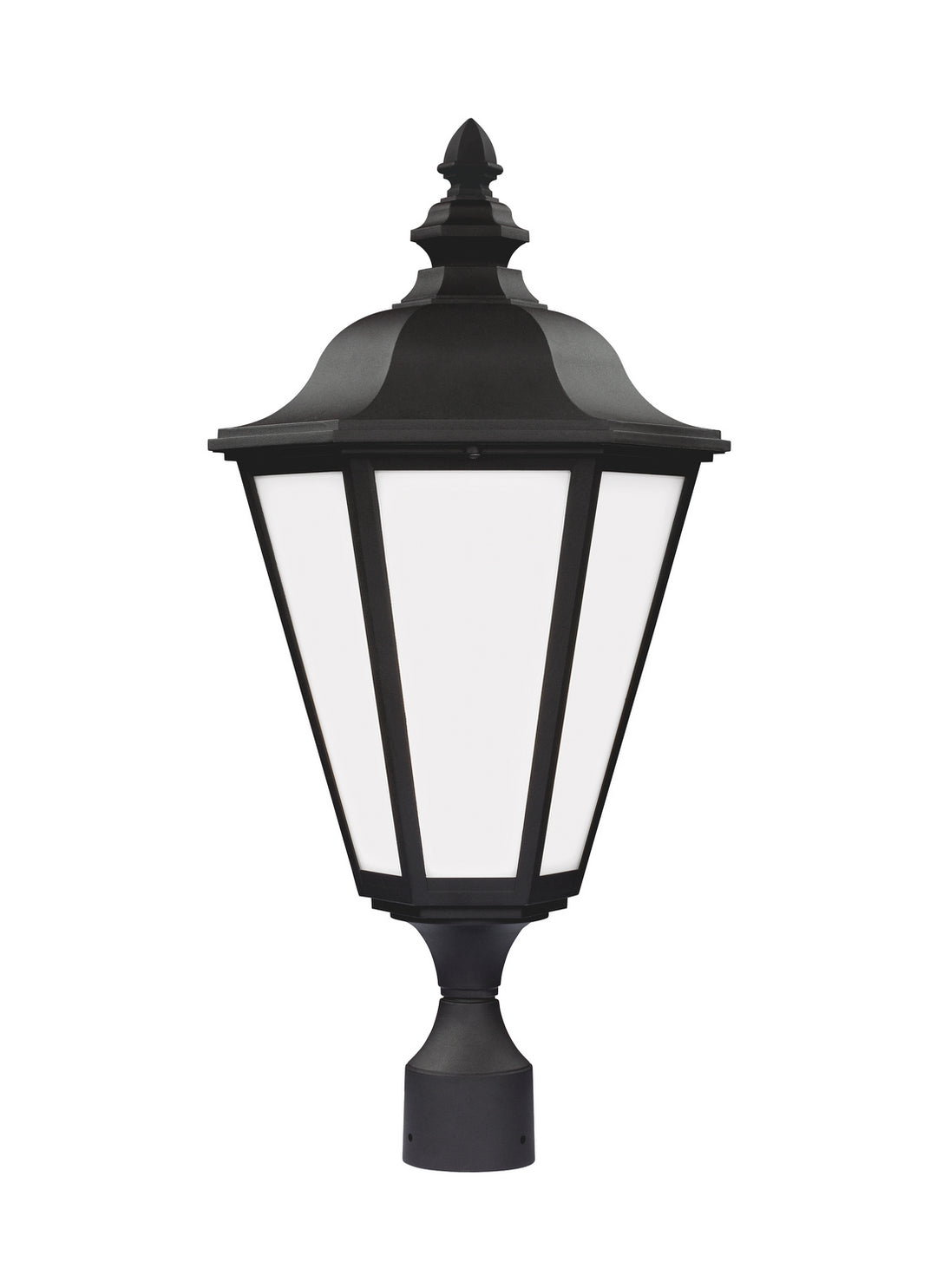 Brentwood One Light Outdoor Post Lantern in Black - available from The Lighting Shoppe, trusted by Canadian homeowners