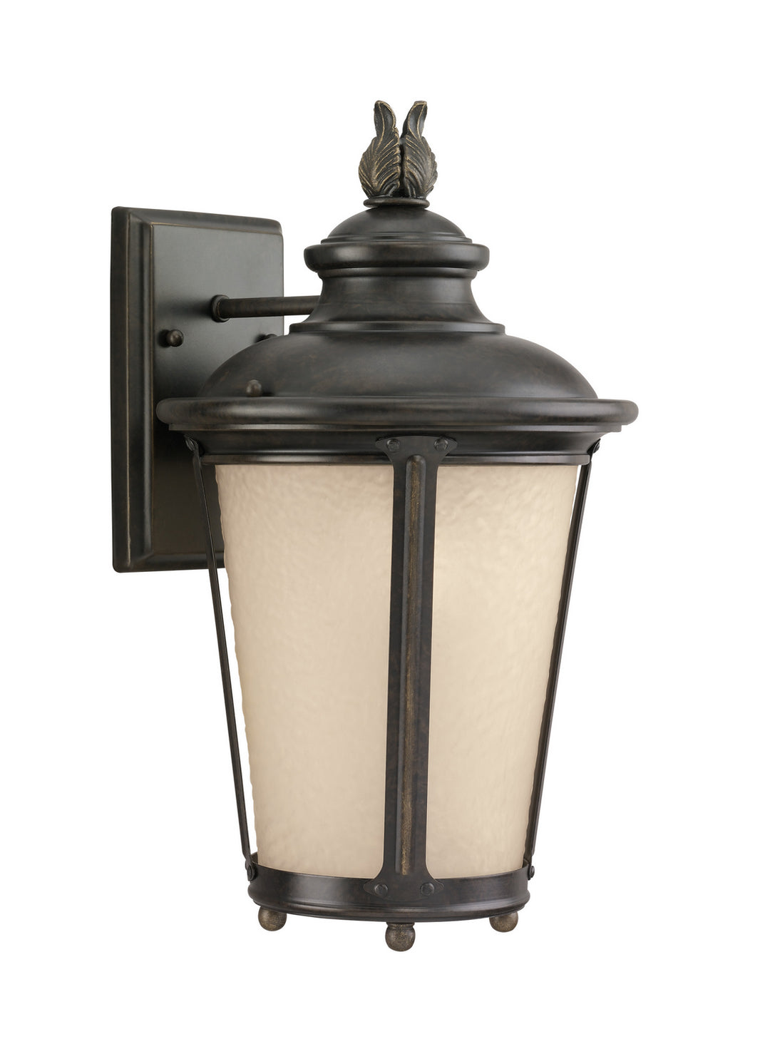 Cape May One Light Outdoor Wall Lantern in Burled Iron - available from The Lighting Shoppe, trusted by Canadian homeowners