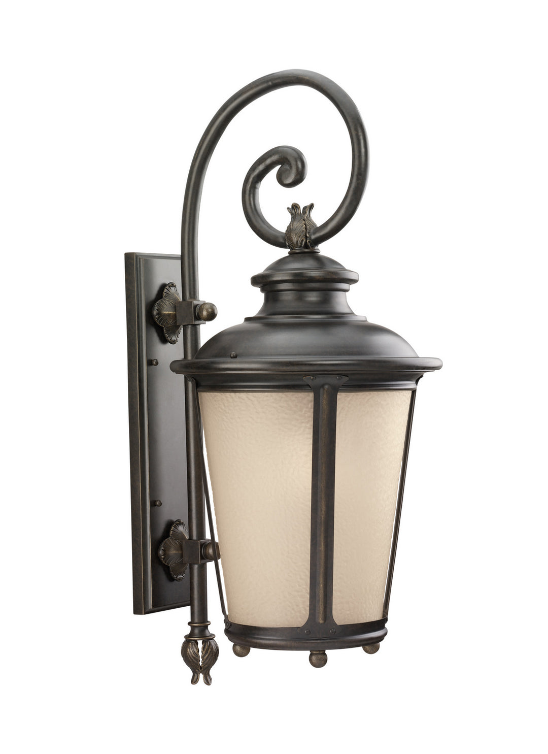 Cape May One Light Outdoor Wall Lantern in Burled Iron - available from The Lighting Shoppe, trusted by Canadian homeowners