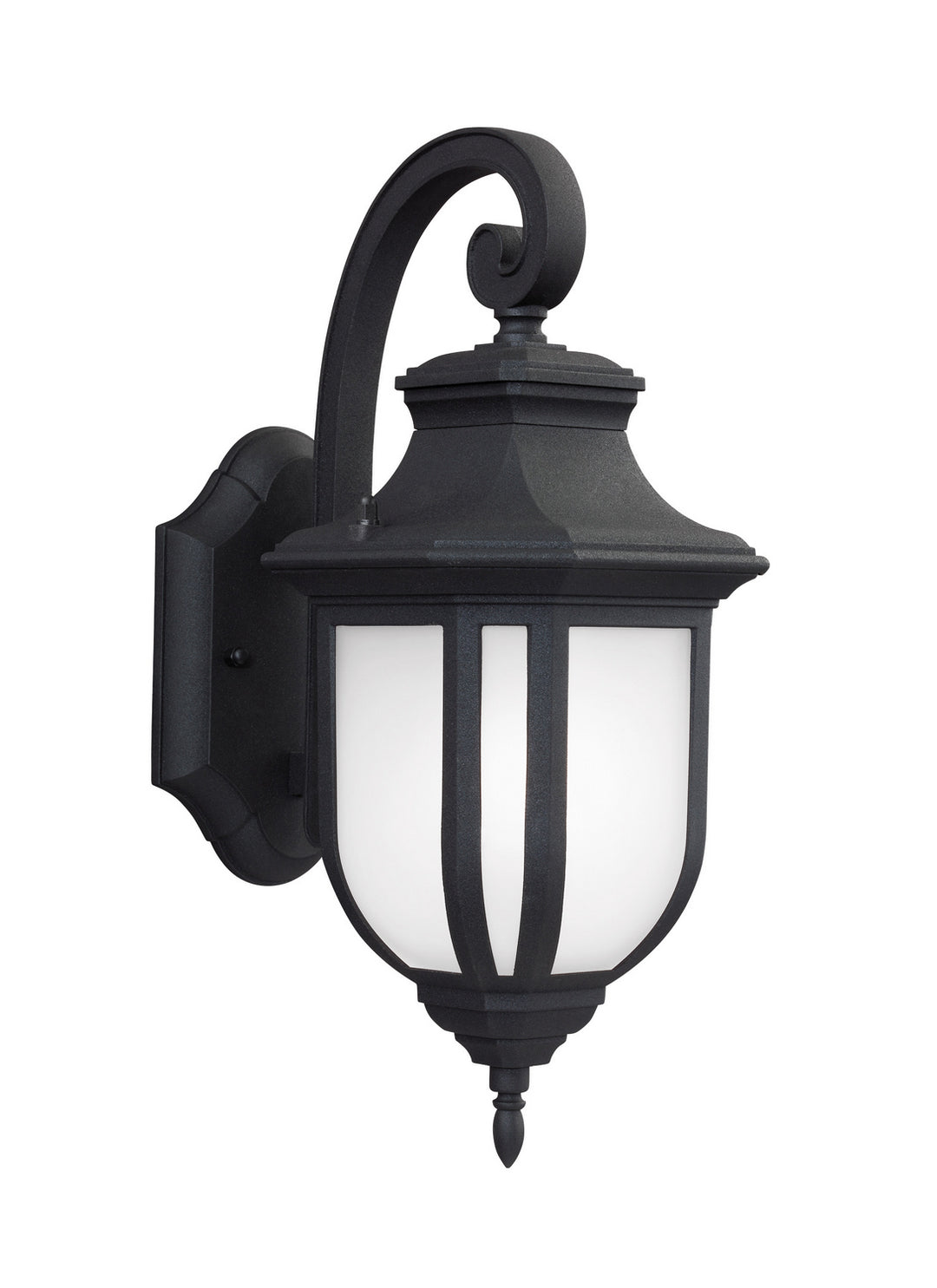 Childress One Light Outdoor Wall Lantern in Black - available from The Lighting Shoppe, trusted by Canadian homeowners
