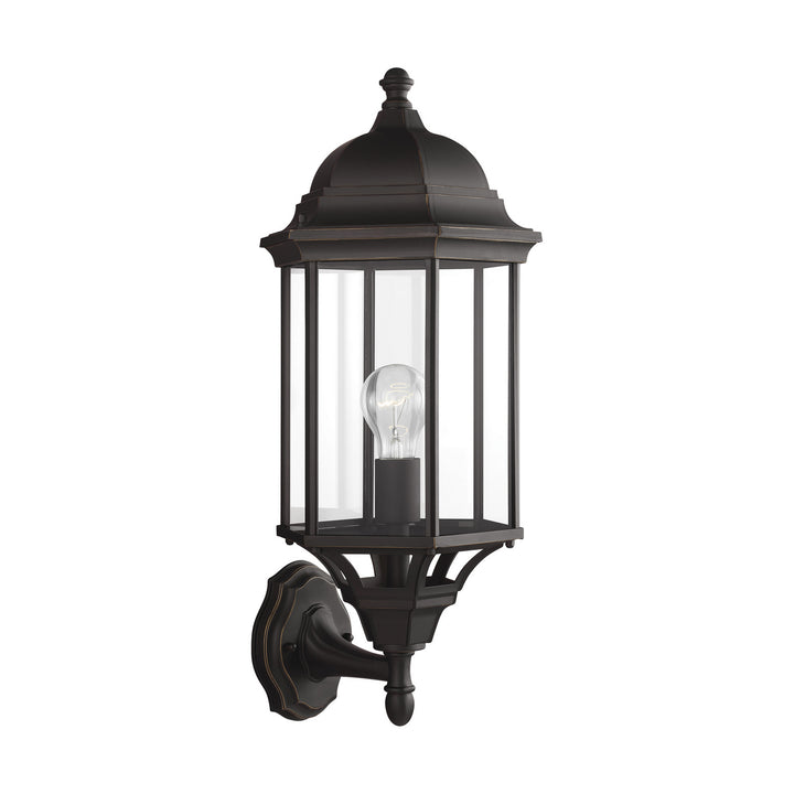 Sevier One Light Outdoor Wall Lantern in Antique Bronze - available from The Lighting Shoppe, trusted by Canadian homeowners
