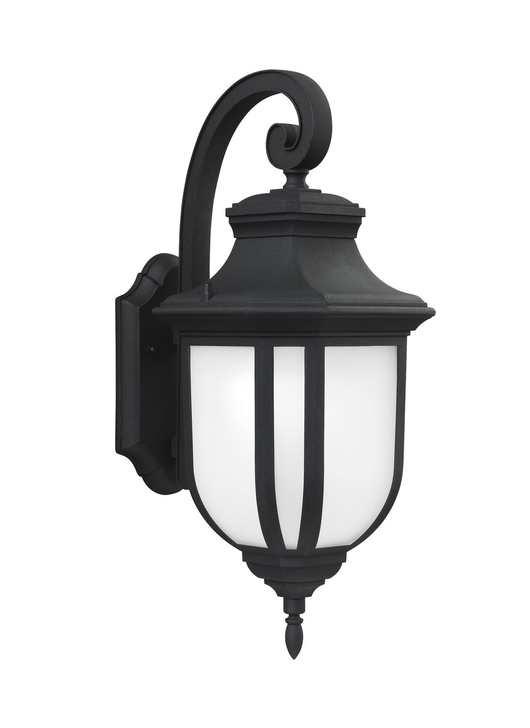 Childress One Light Outdoor Wall Lantern in Black - available from The Lighting Shoppe, trusted by Canadian homeowners