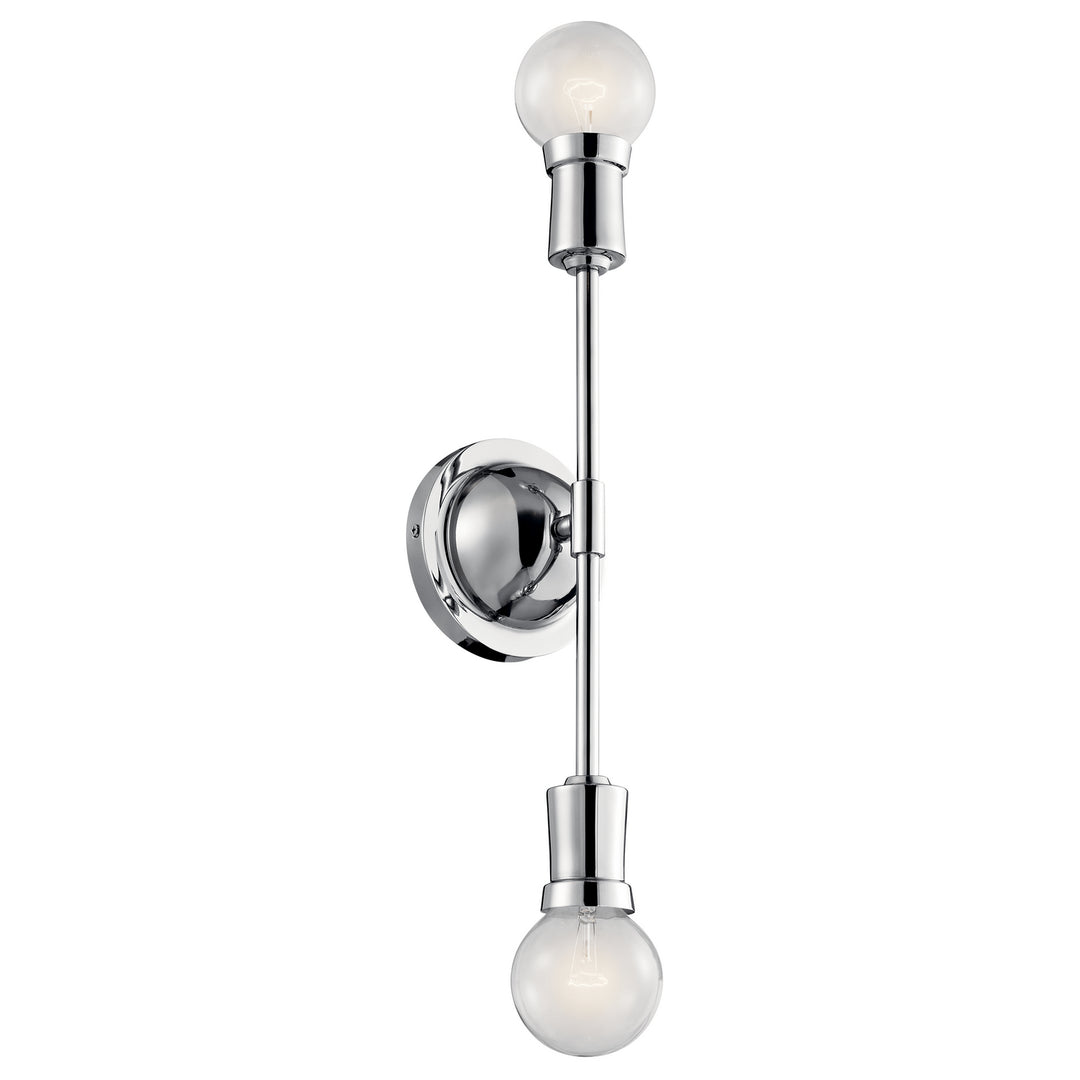 Kichler Canada - 43195CH - Two Light Wall Sconce - Armstrong - Chrome