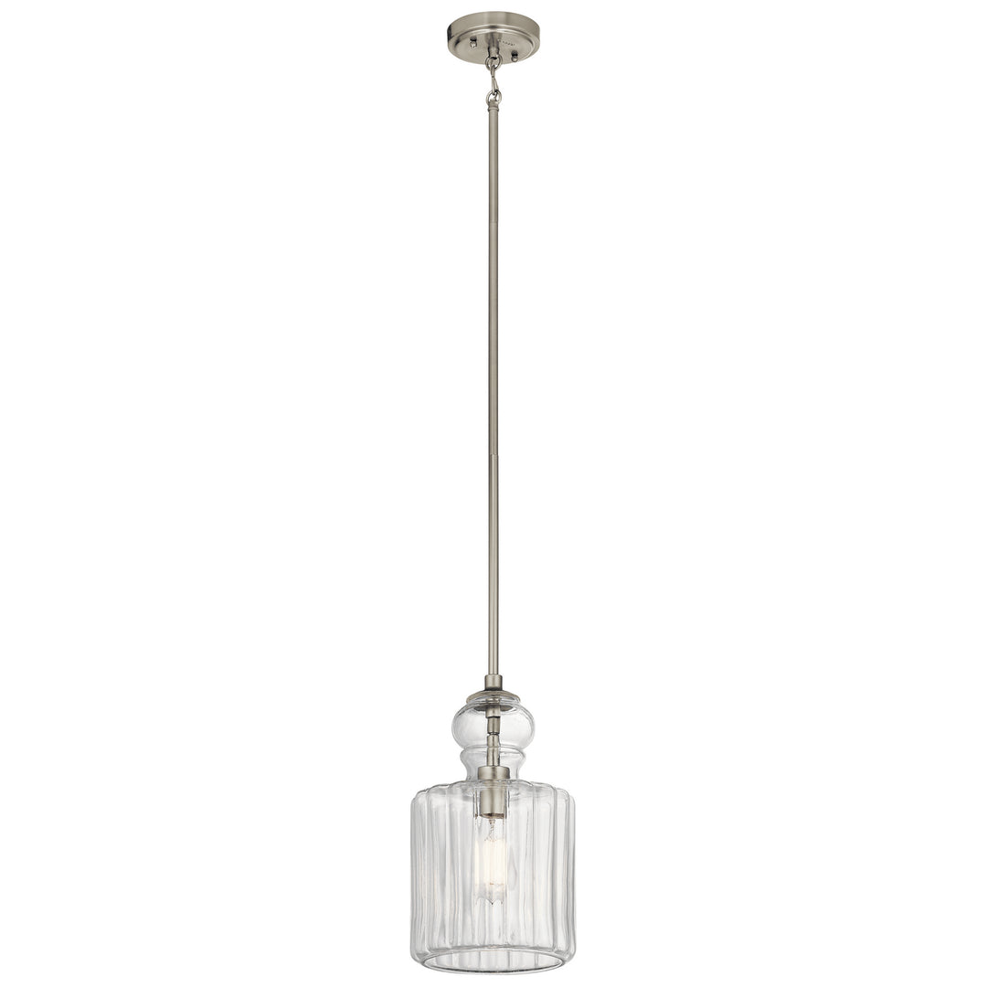 Kichler Canada - 43954NI - One Light Pendant - Riviera - Brushed Nickel