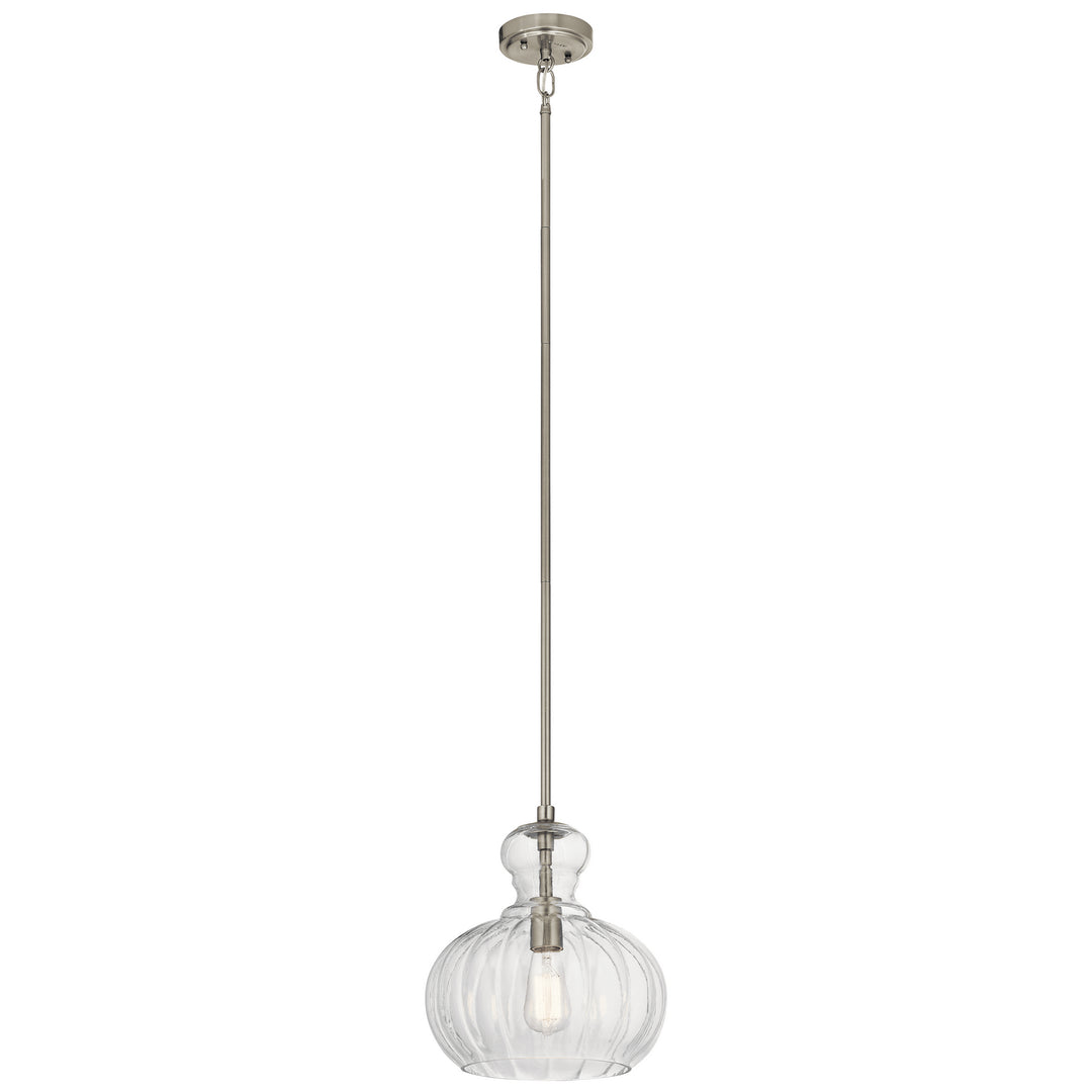 Kichler Canada - 43955NI - One Light Pendant - Riviera - Brushed Nickel