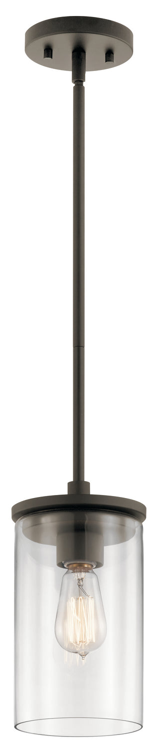 Kichler Canada - 43996OZ - One Light Mini Pendant - Crosby - Olde Bronze