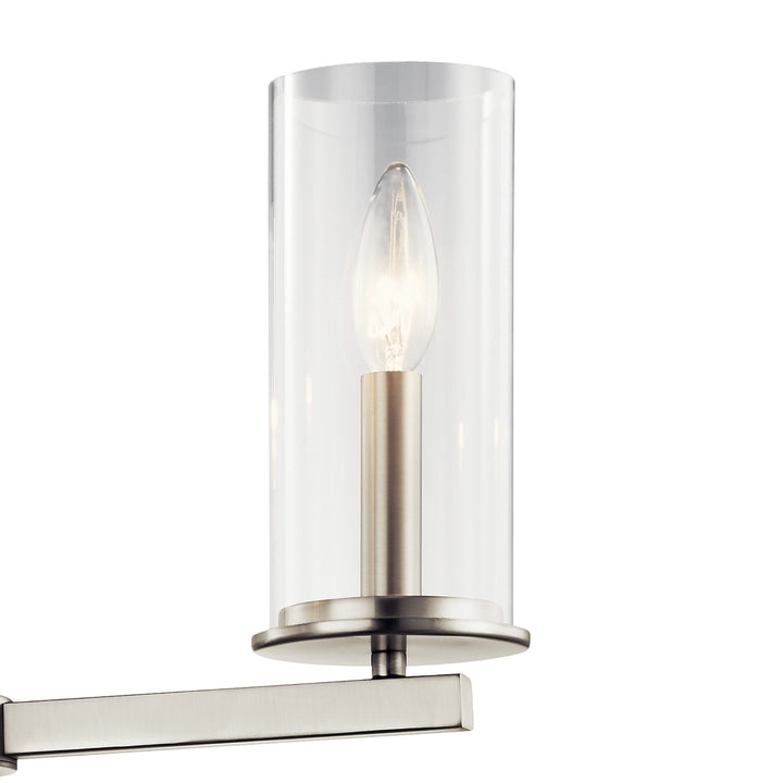 Kichler Canada - 43997NI - Three Light Chandelier/Semi Flush - Crosby - Brushed Nickel