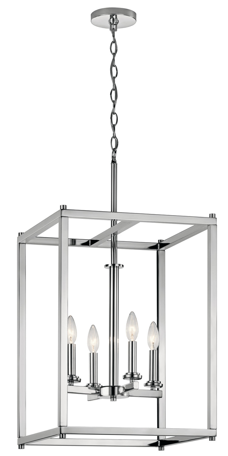 Kichler Canada - 43998CH - Four Light Foyer Pendant - Crosby - Chrome