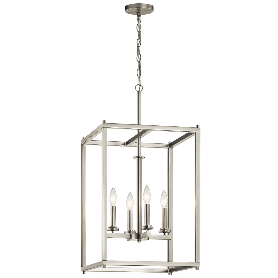 Kichler Canada - 43998NI - Four Light Foyer Pendant - Crosby - Brushed Nickel