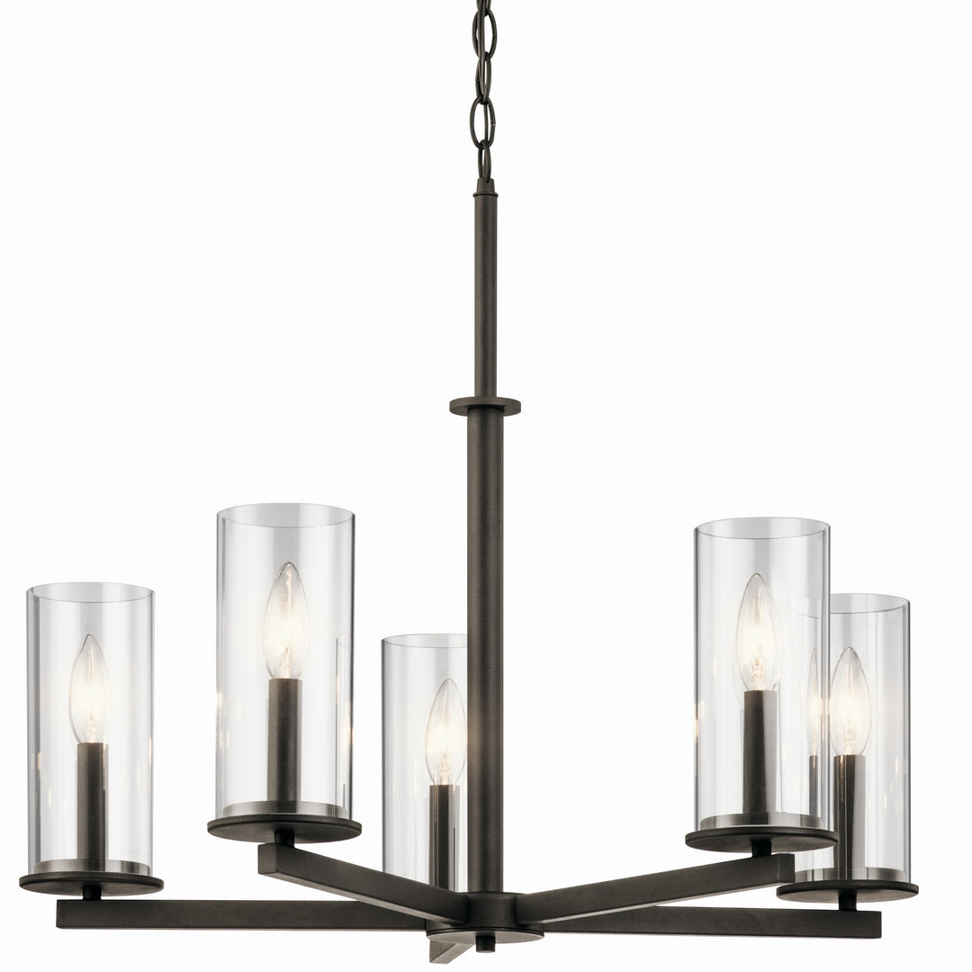 Kichler Canada - 43999OZ - Five Light Chandelier - Crosby - Olde Bronze