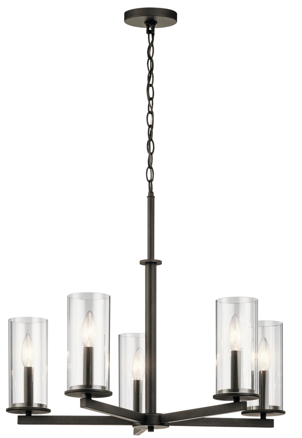 Kichler Canada - 43999OZ - Five Light Chandelier - Crosby - Olde Bronze