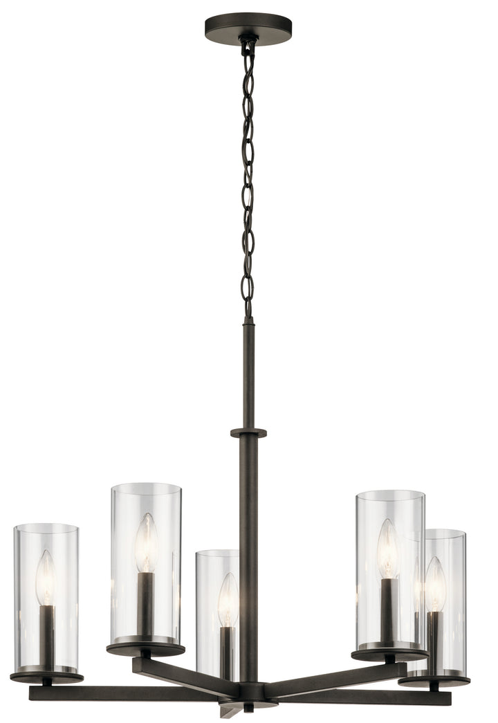 Kichler Canada - 43999OZ - Five Light Chandelier - Crosby - Olde Bronze