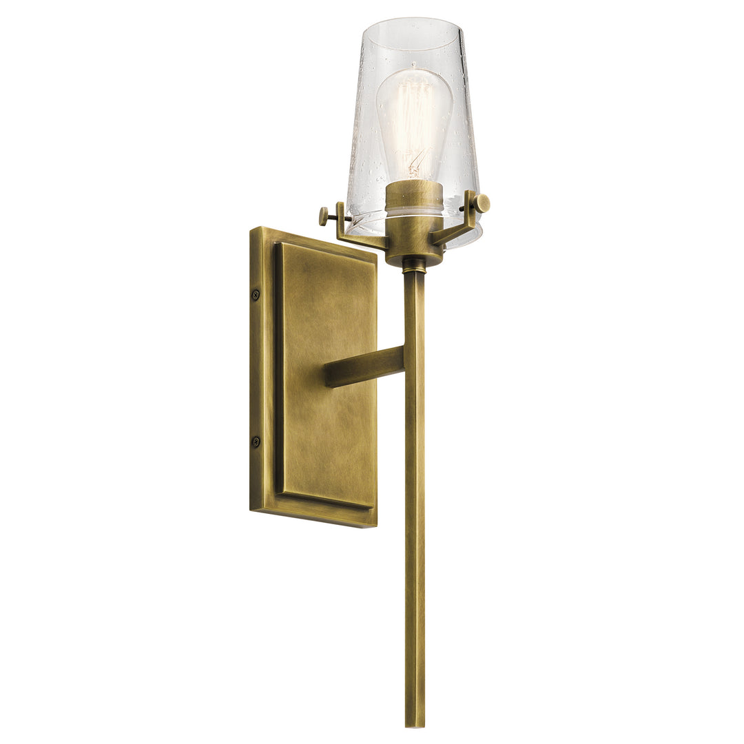Kichler Canada - 45295NBR - One Light Wall Sconce - Alton - Natural Brass