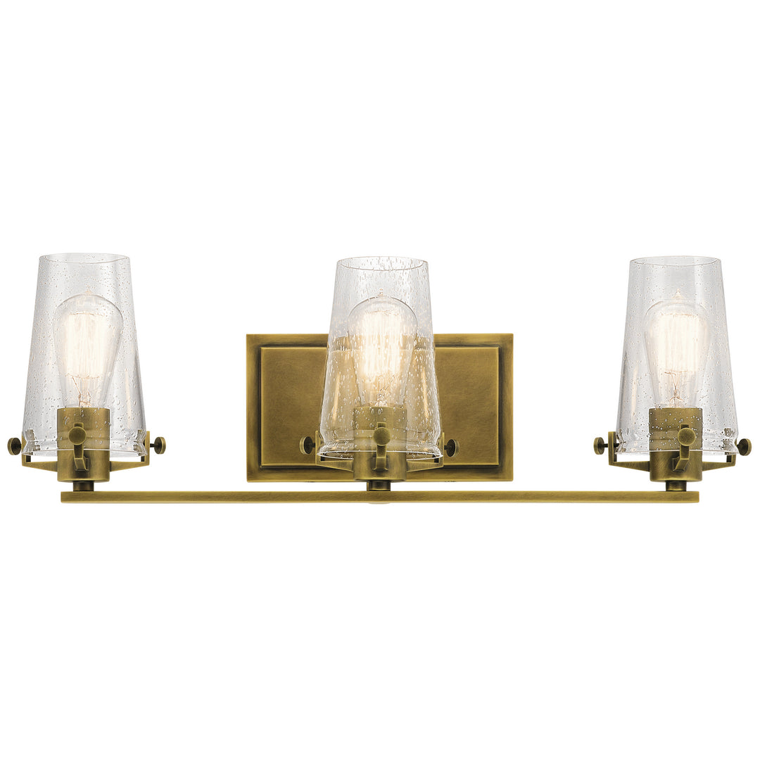 Kichler Canada - 45297NBR - Three Light Bath - Alton - Natural Brass