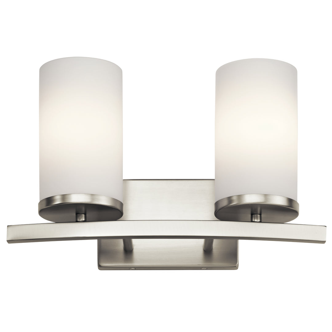 Kichler Canada - 45496NI - Two Light Bath - Crosby - Brushed Nickel
