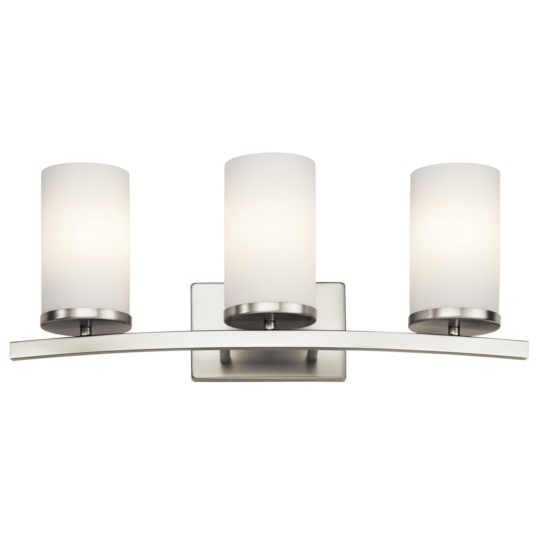 Kichler Canada - 45497NI - Three Light Bath - Crosby - Brushed Nickel