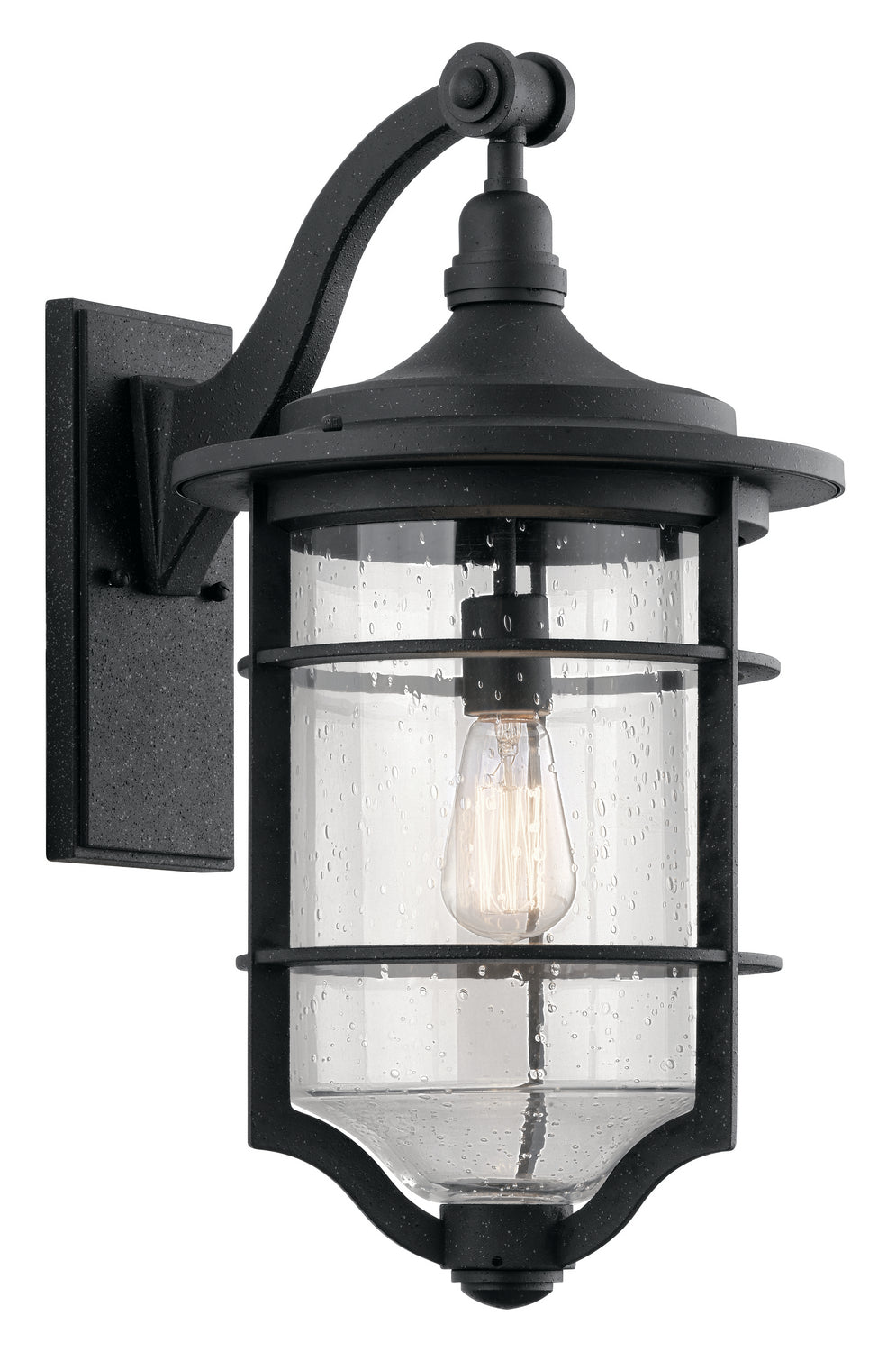 Kichler Canada - 49128DBK - One Light Outdoor Wall Mount - Royal Marine - Distressed Black