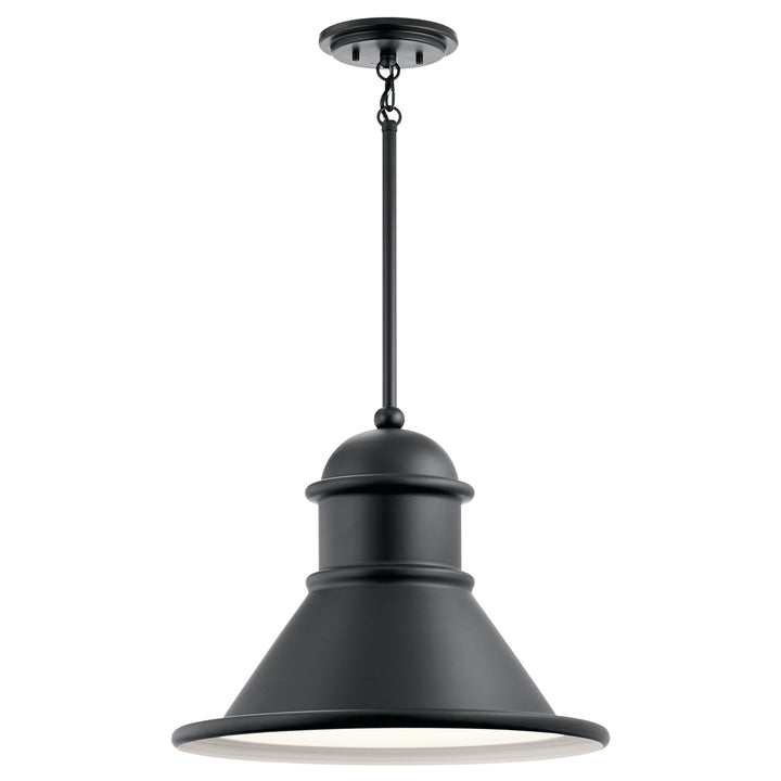 Kichler Canada - 49777BK - One Light Outdoor Pendant - Northland - Black