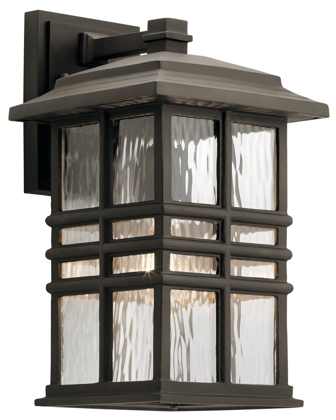 Kichler Canada - 49830OZ - One Light Outdoor Wall Mount - Beacon Square - Olde Bronze