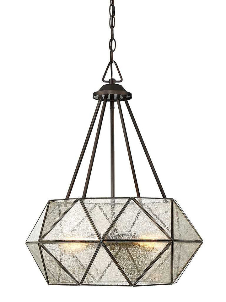 Savoy House - 7-9008-4-28 - Four Light Pendant - Tartan - Oiled Burnished Bronze