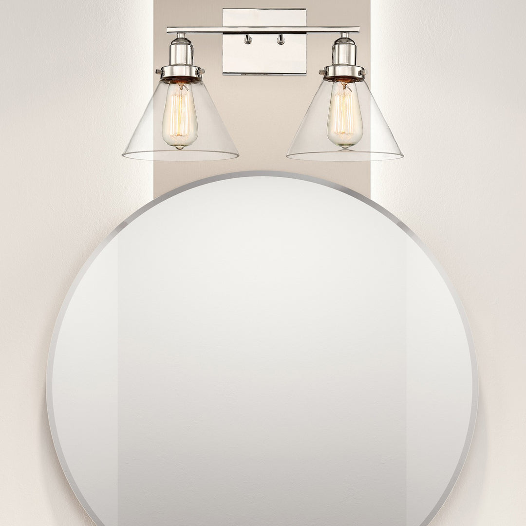 Savoy House - 8-9130-2-109 - Two Light Bath Bar - Drake - Polished Nickel