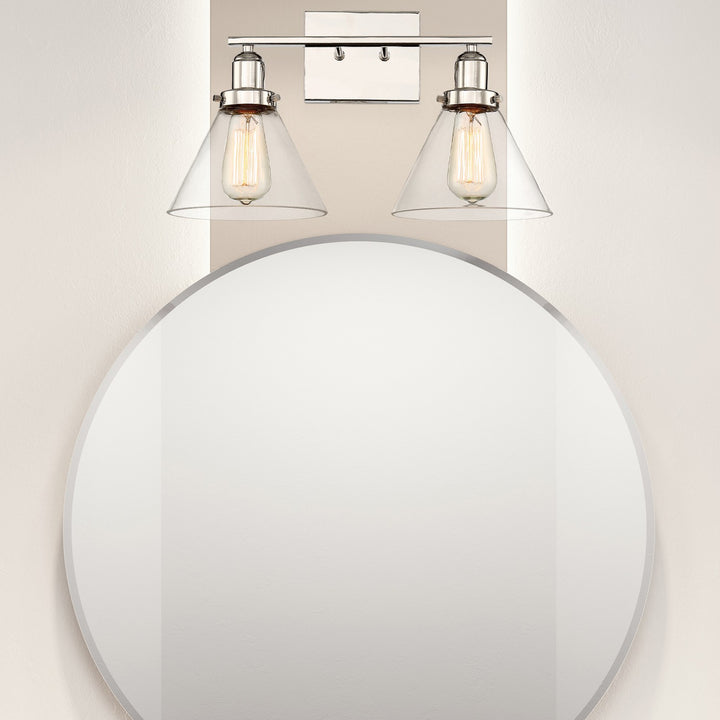 Savoy House - 8-9130-2-109 - Two Light Bath Bar - Drake - Polished Nickel