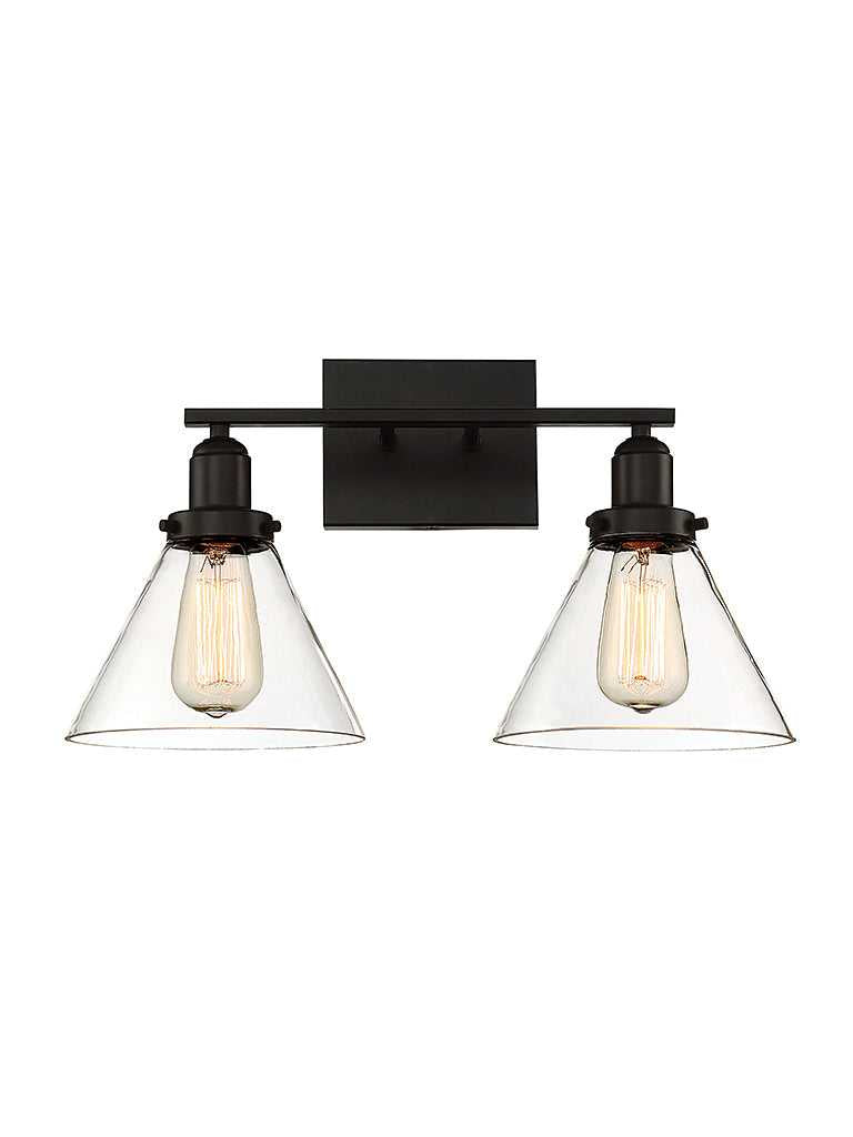 Drake Two Light Bath Bar in English Bronze Savoy House