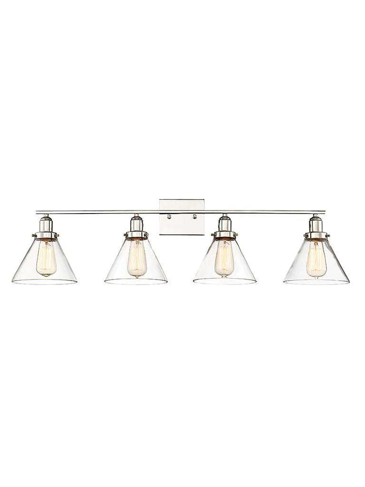 Drake Four Light Bath Bar in Polished Nickel Savoy House