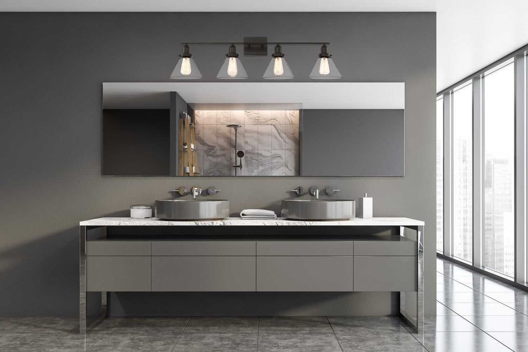 Drake Four Light Bath Bar in English Bronze Savoy House