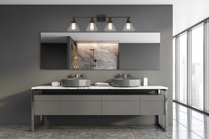 Drake Four Light Bath Bar in English Bronze Savoy House