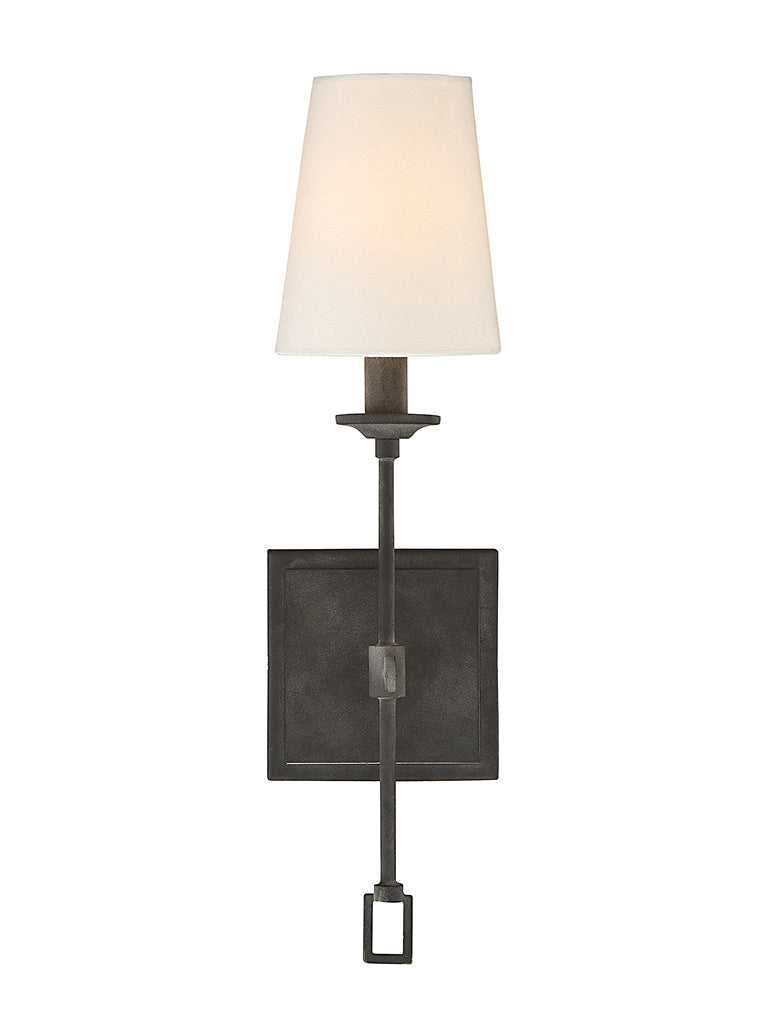 Lorainne One Light Wall Sconce in Oxidized Black Savoy House