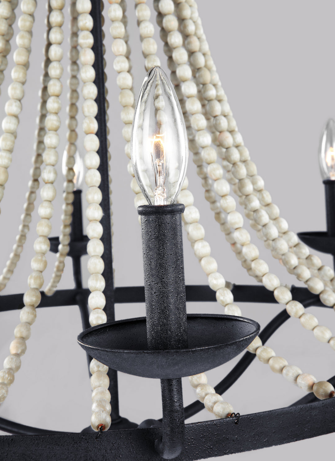 Visual Comfort Studio Canada - F3129/6DWZ/DWG - Six Light Chandelier - Nori - Dark Weathered Zinc / Driftwood Grey