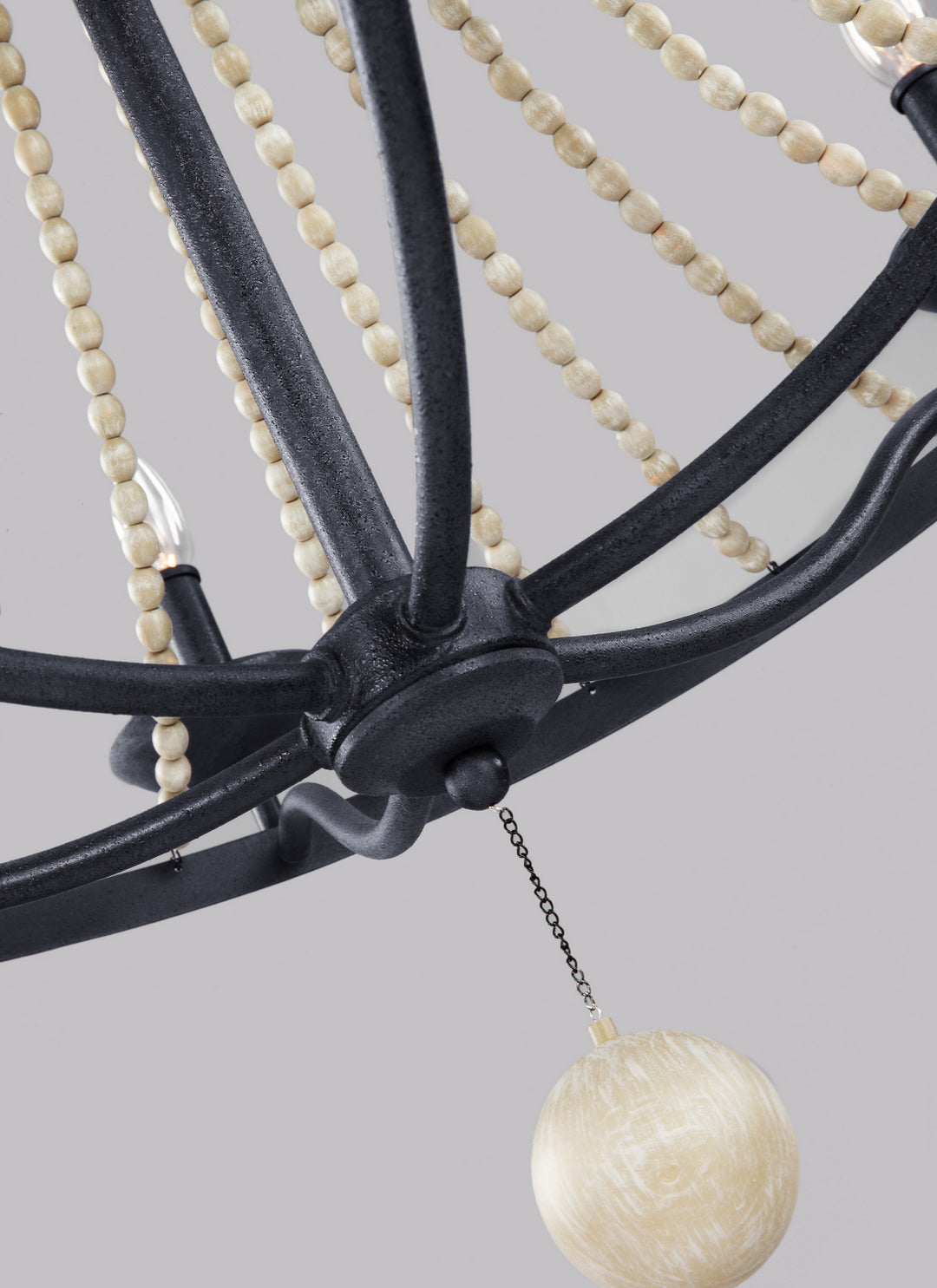 Visual Comfort Studio Canada - F3129/6DWZ/DWG - Six Light Chandelier - Nori - Dark Weathered Zinc / Driftwood Grey