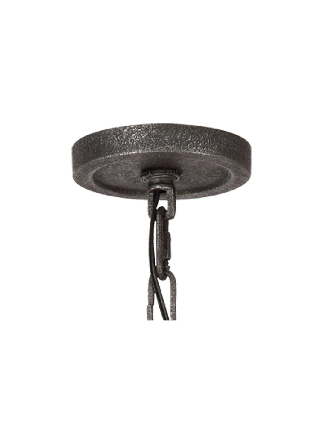 Visual Comfort Studio Canada - F3135/9DWK/SGM - Nine Light Chandelier - Angelo - Distressed Weathered Oak / Slate Grey Metal