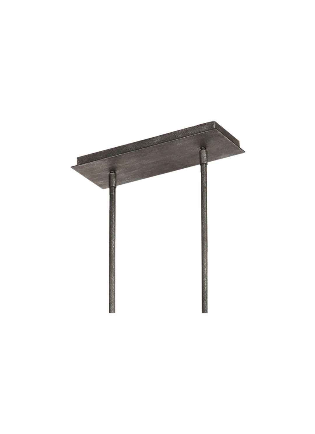 Visual Comfort Studio Canada - F3136/8DWK/SGM - Eight Light Island Chandelier - Angelo - Distressed Weathered Oak / Slate Grey Metal