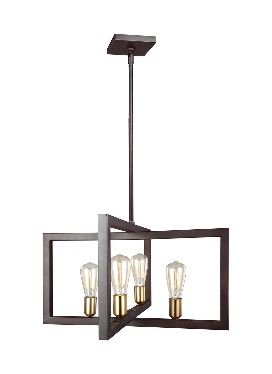 Visual Comfort Studio Canada - F3145/4NWB - Four Light Chandelier - Finnegan - New World Bronze