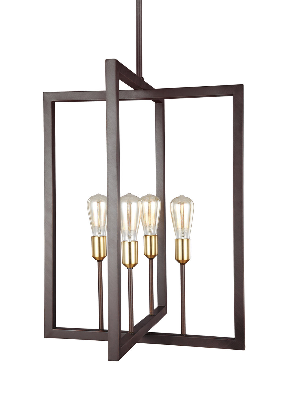 Visual Comfort Studio Canada - F3146/4NWB - Four Light Chandelier - Finnegan - New World Bronze