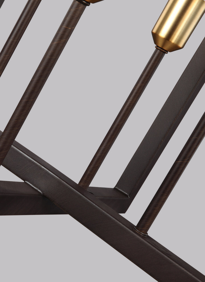 Visual Comfort Studio Canada - F3146/4NWB - Four Light Chandelier - Finnegan - New World Bronze