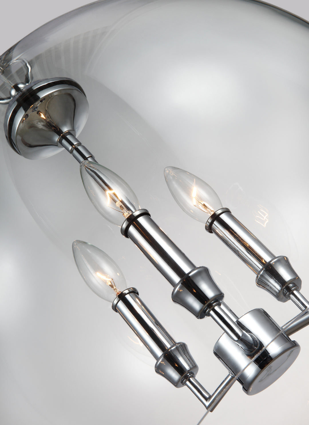 Visual Comfort Studio Canada - F3155/3CH - Three Light Pendant - Lawler - Chrome