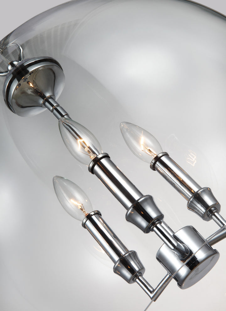 Visual Comfort Studio Canada - F3155/3CH - Three Light Pendant - Lawler - Chrome