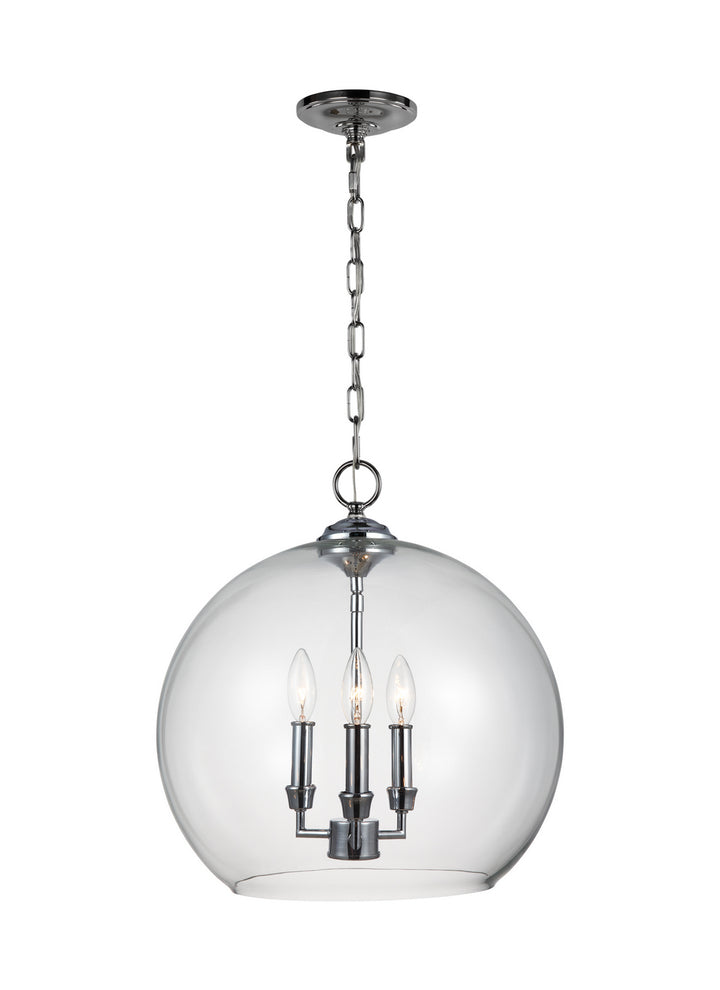 Visual Comfort Studio Canada - F3155/3CH - Three Light Pendant - Lawler - Chrome