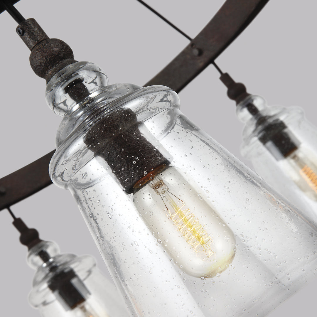 Generation Lighting Canada - F3169/5DWI - Five Light Chandelier - Loras - Dark Weathered Iron