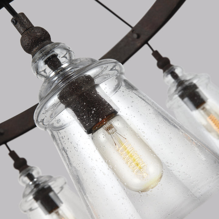 Generation Lighting Canada - F3169/5DWI - Five Light Chandelier - Loras - Dark Weathered Iron