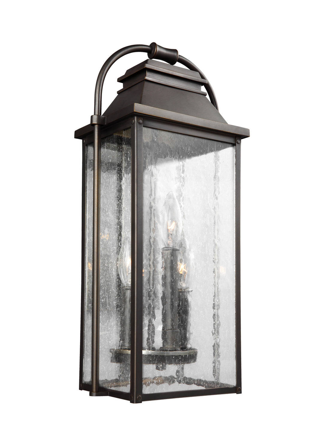 Wellsworth Three Light Lantern in Antique Bronze - available from The Lighting Shoppe, trusted by Canadian homeowners