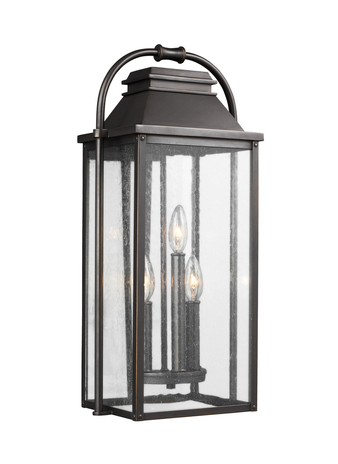 Wellsworth Three Light Lantern in Antique Bronze - available from The Lighting Shoppe, trusted by Canadian homeowners