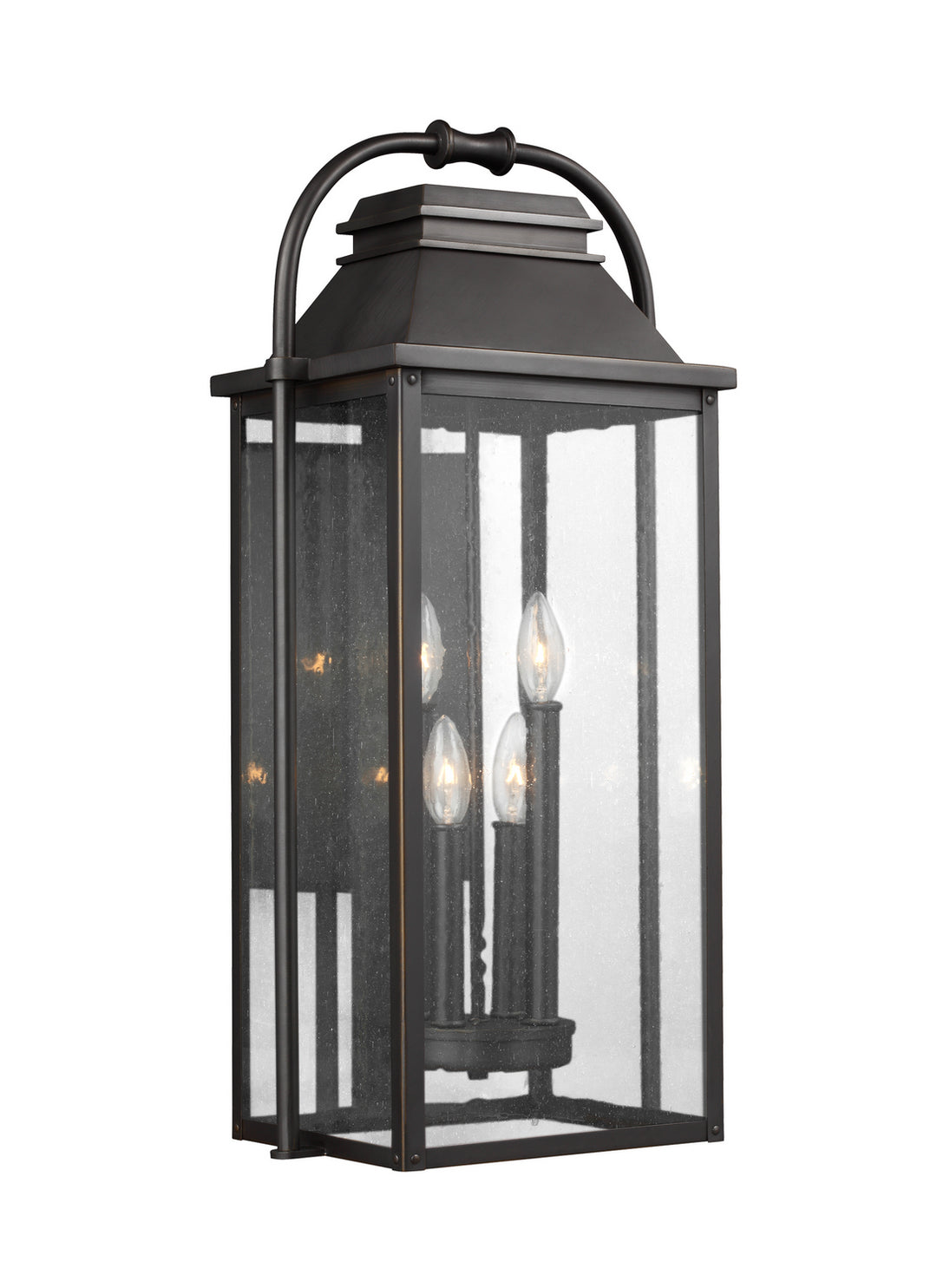 Wellsworth Four Light Lantern in Antique Bronze - available from The Lighting Shoppe, trusted by Canadian homeowners