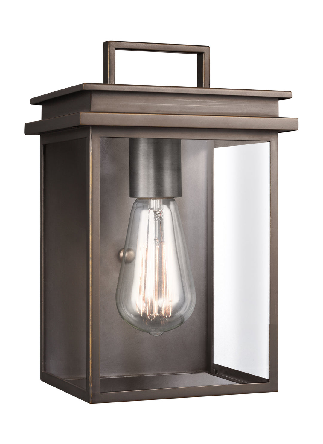 Glenview One Light Outdoor Wall Lantern in Antique Bronze - available from The Lighting Shoppe, trusted by Canadian homeowners