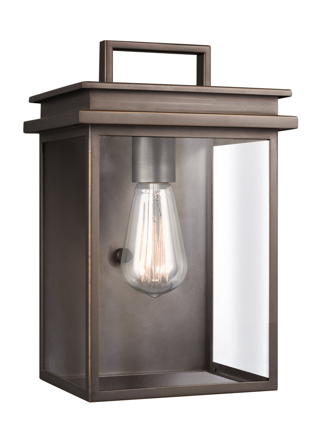 Glenview One Light Outdoor Wall Lantern in Antique Bronze - available from The Lighting Shoppe, trusted by Canadian homeowners