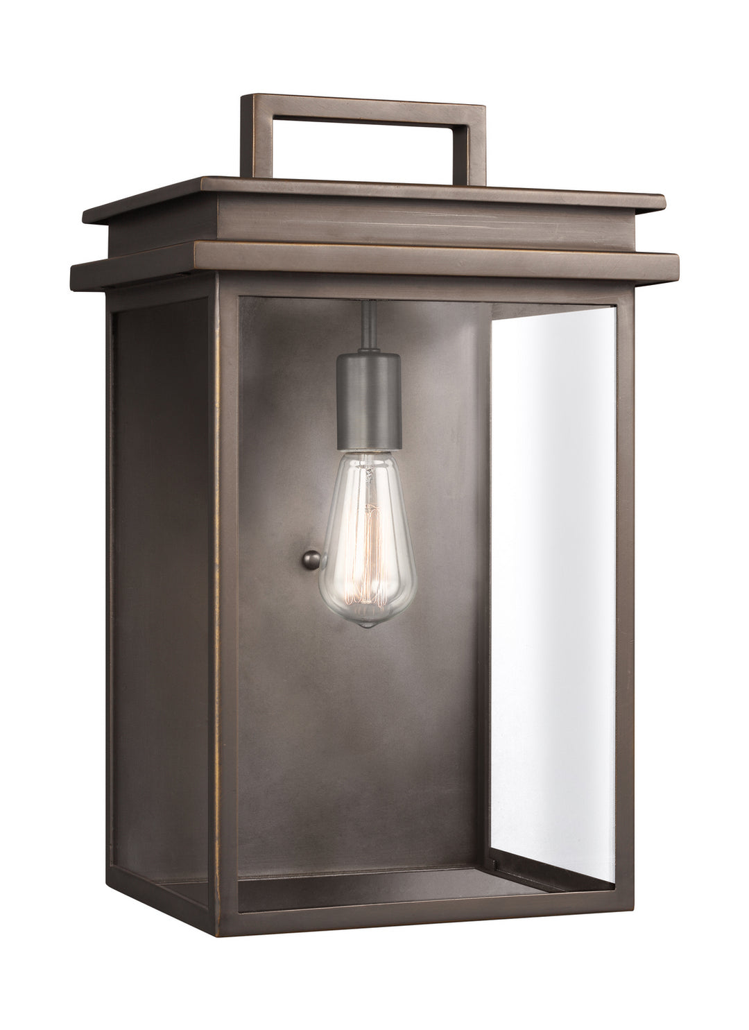 Glenview One Light Outdoor Wall Lantern in Antique Bronze - available from The Lighting Shoppe, trusted by Canadian homeowners